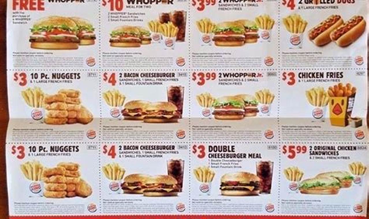 Burger King Coupons November 2024