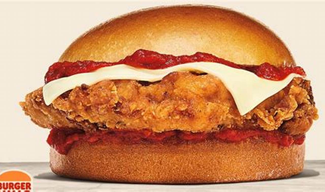 Burger King Italian Chicken Sandwich 2024