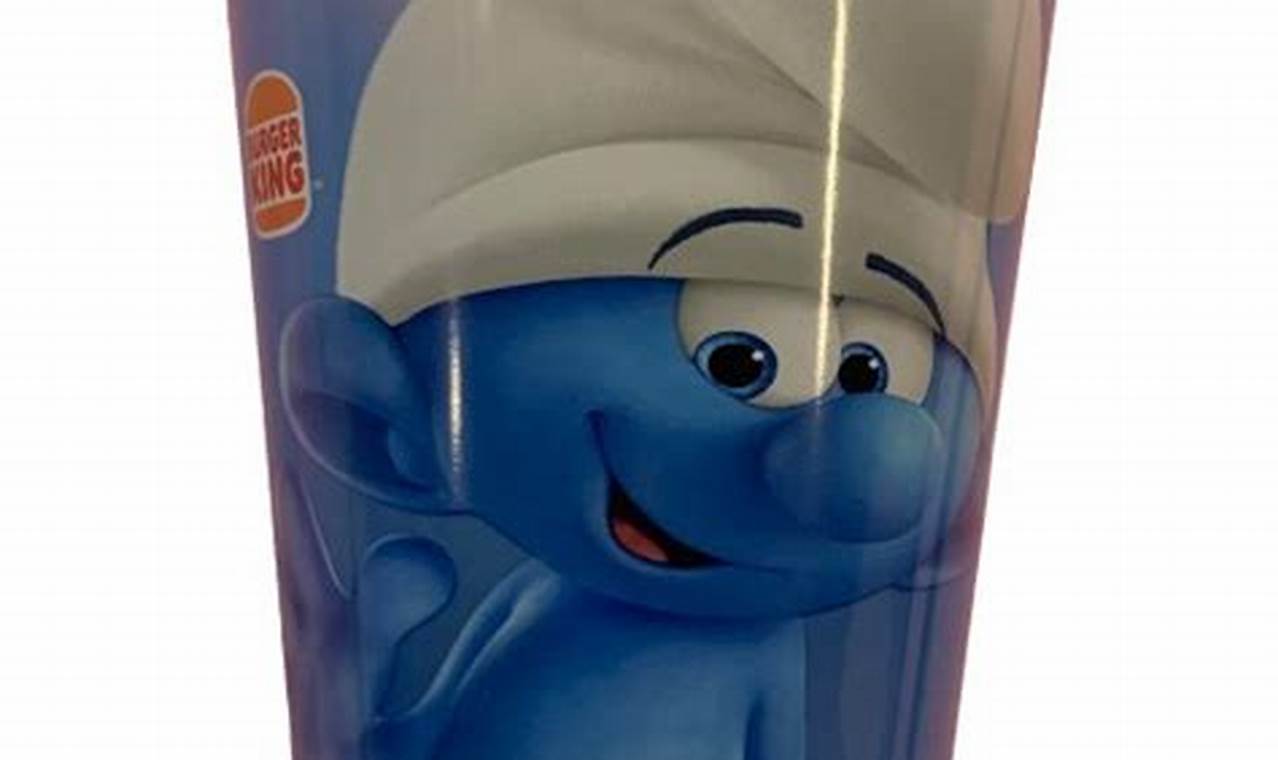 Burger King Smurf Cups 2024