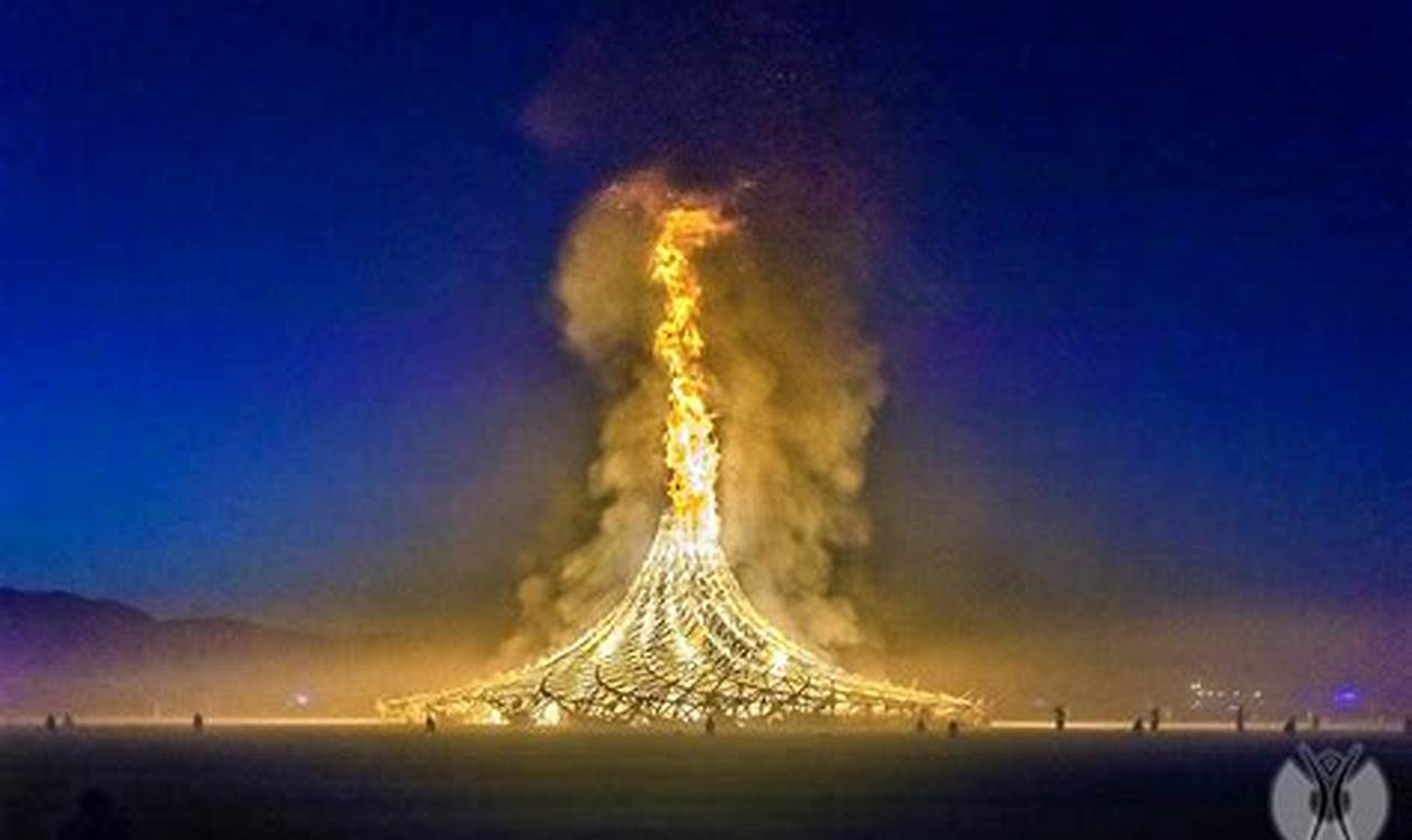 Burning Man Temple Burn 2024