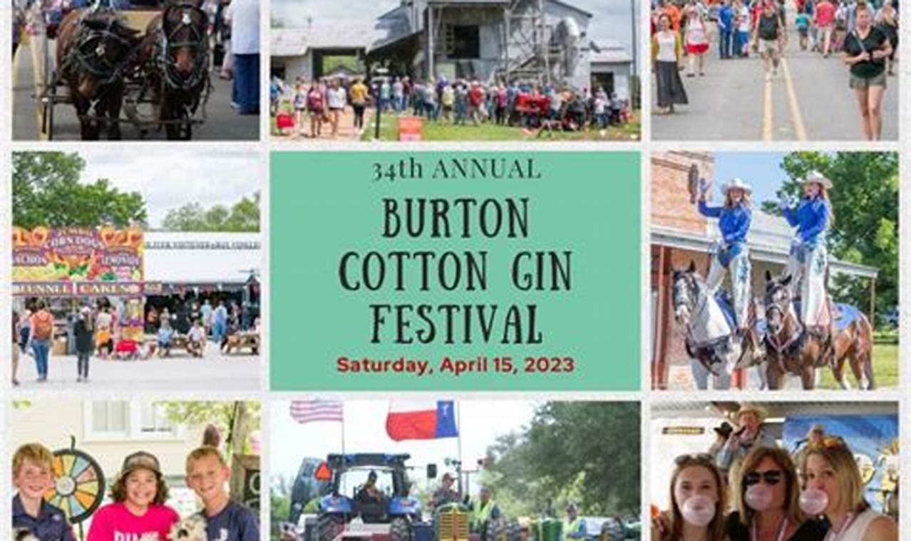 Burton Cotton Gin Festival 2024 Location