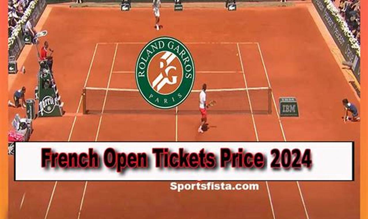 Buy French Open Tickets 2024