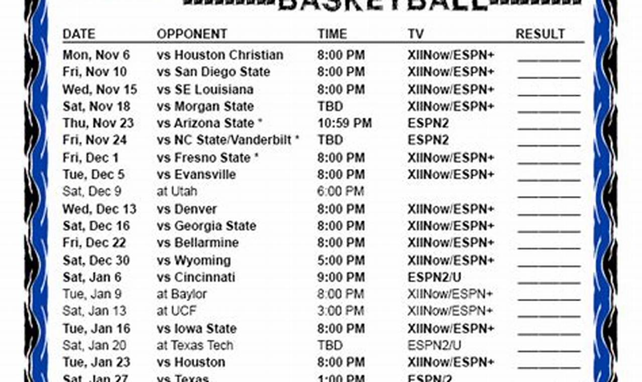 Byu Basketball Tournament 2024 Calendar