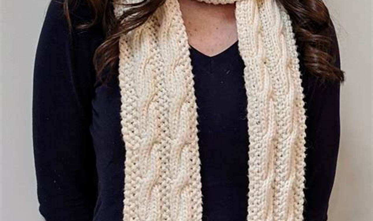 Cable Knit Scarf: A Timeless Accessory for Fashion and Warmth