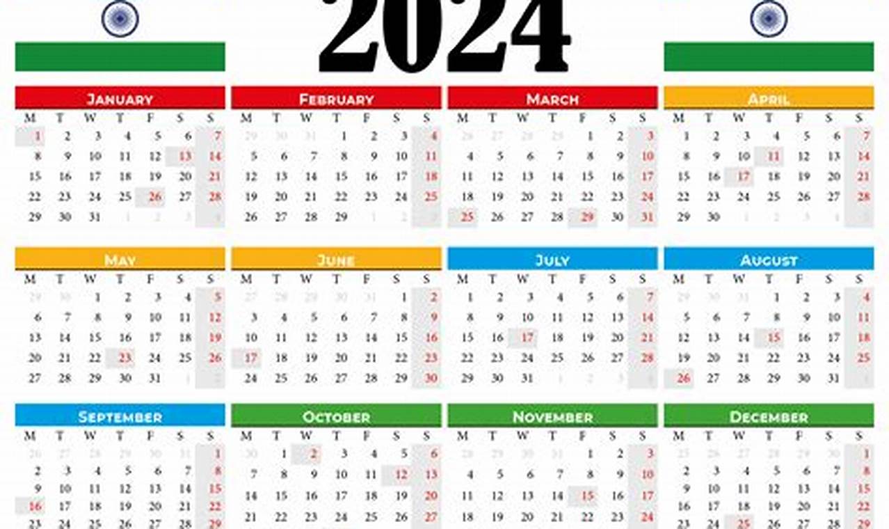 Calendar 2024 India Pdf