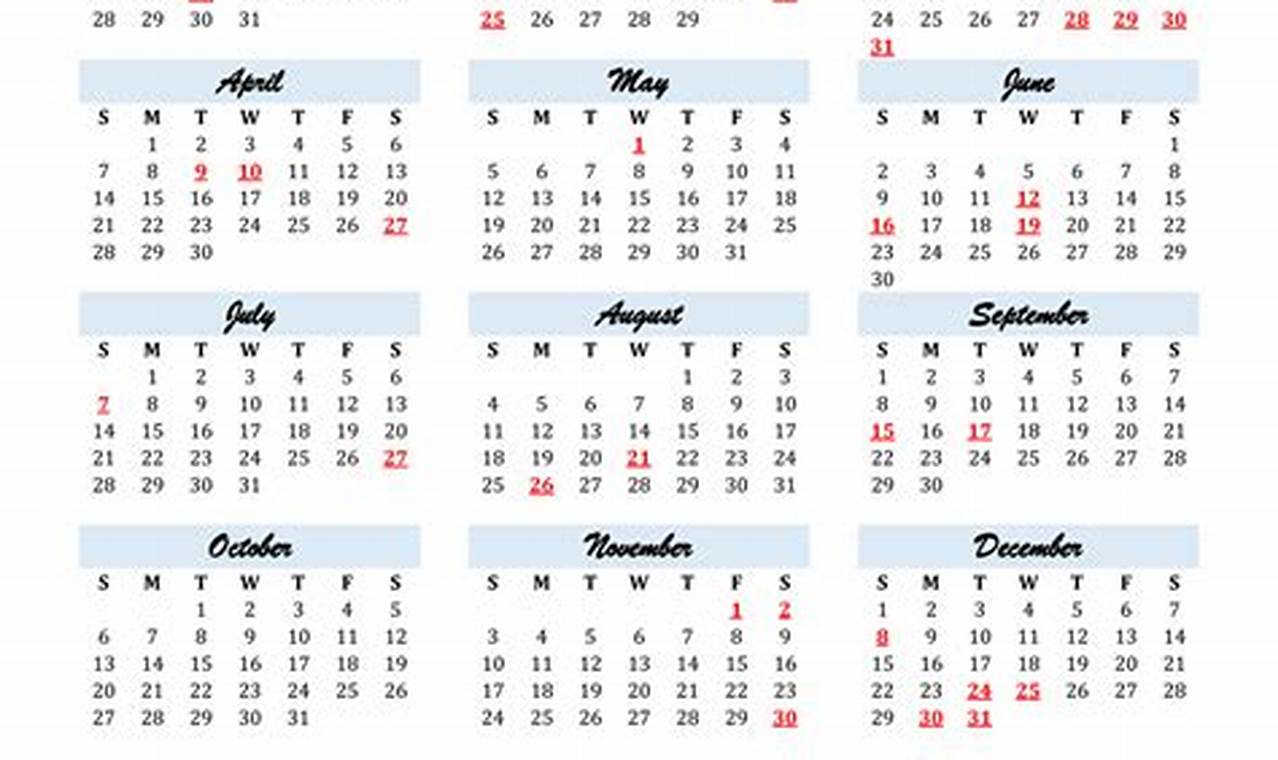 Calendar 2024 Printable Free Philippines Free