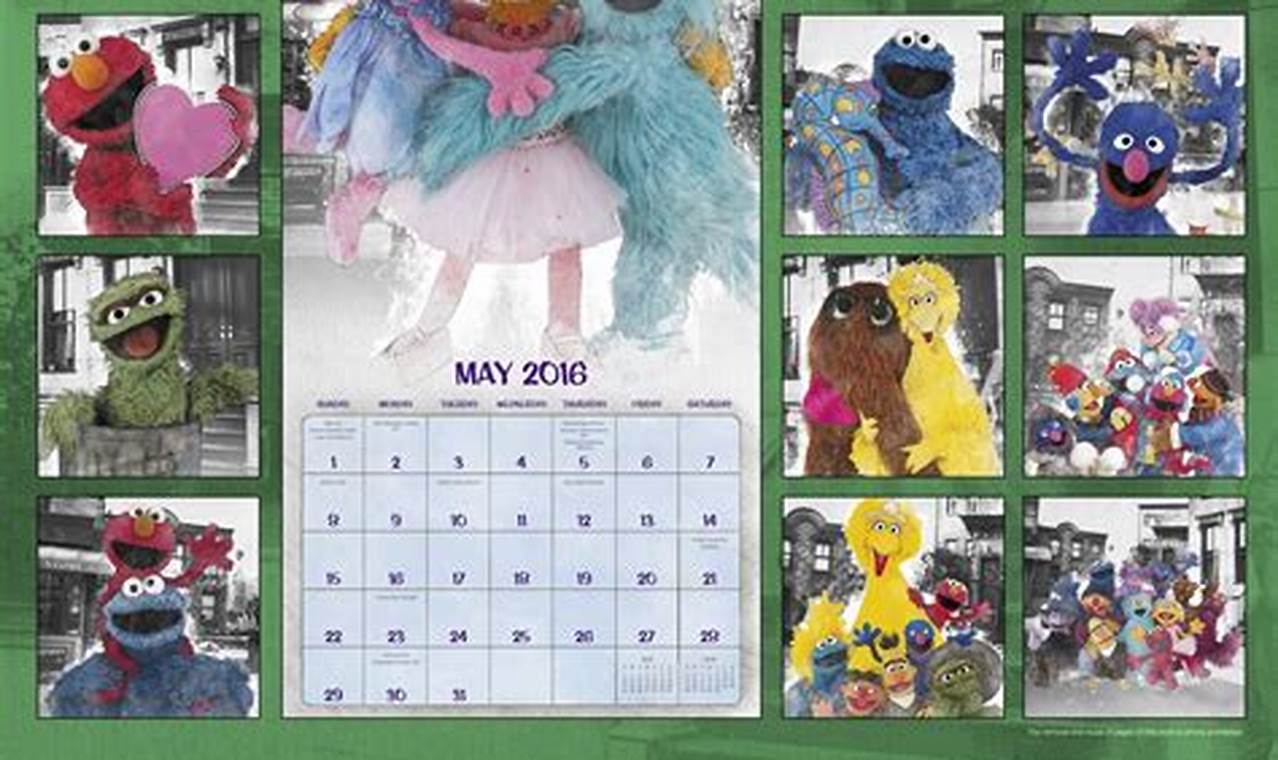 Calendar 2024 Sesame Street