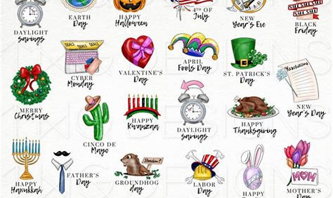 Calendar Holiday Clip Art