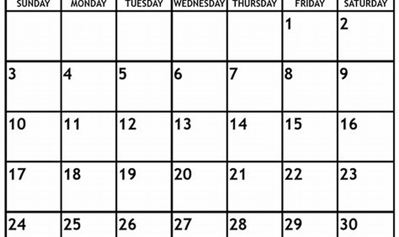 Calendar Of November 2024