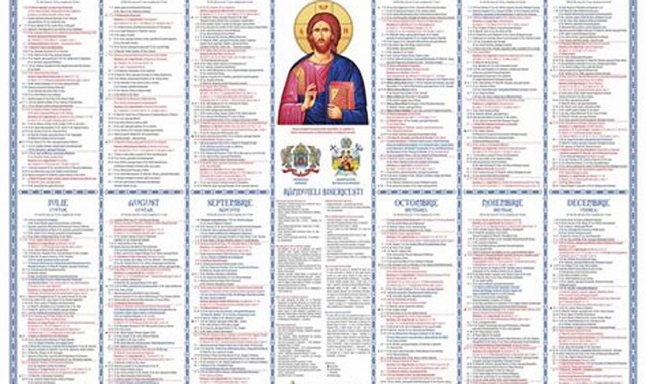 Calendar Ortodox Ianuarie 2024 Calculator