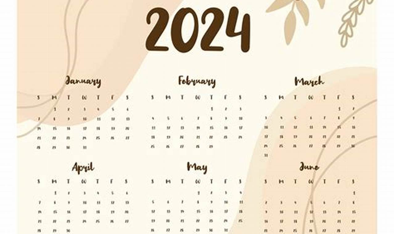 Calendario 2024 Aesthetic Images