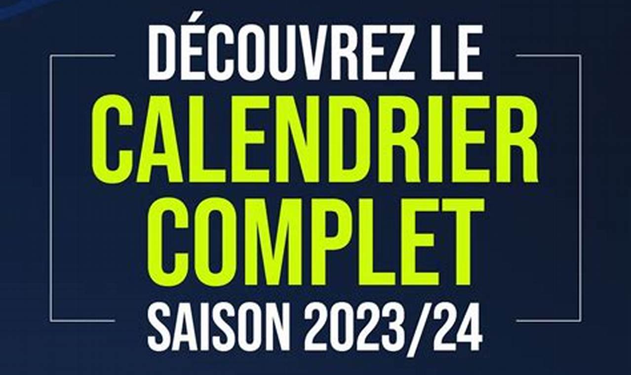 Calendrier Liga 2024-2024