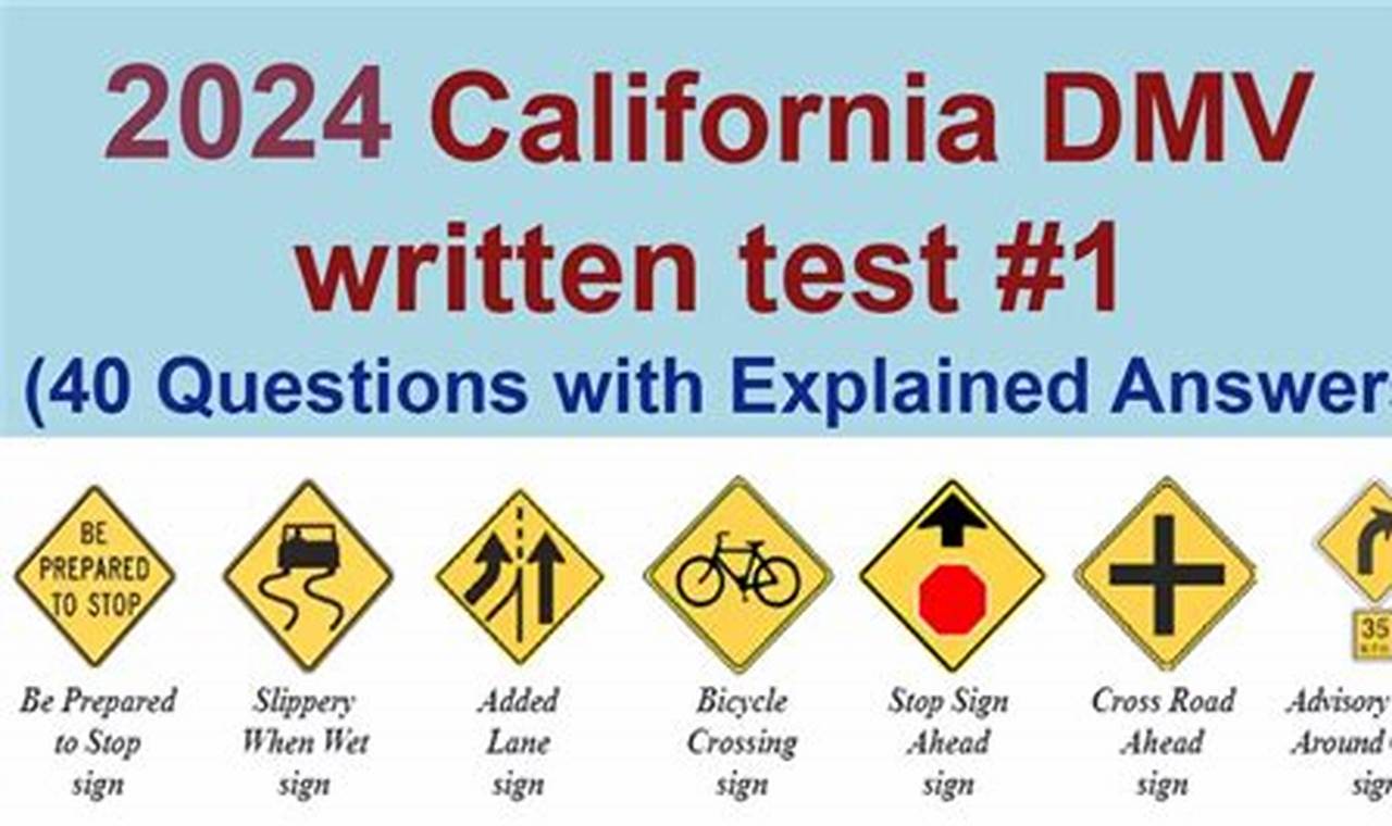 California Dmv Practice Tests 2024