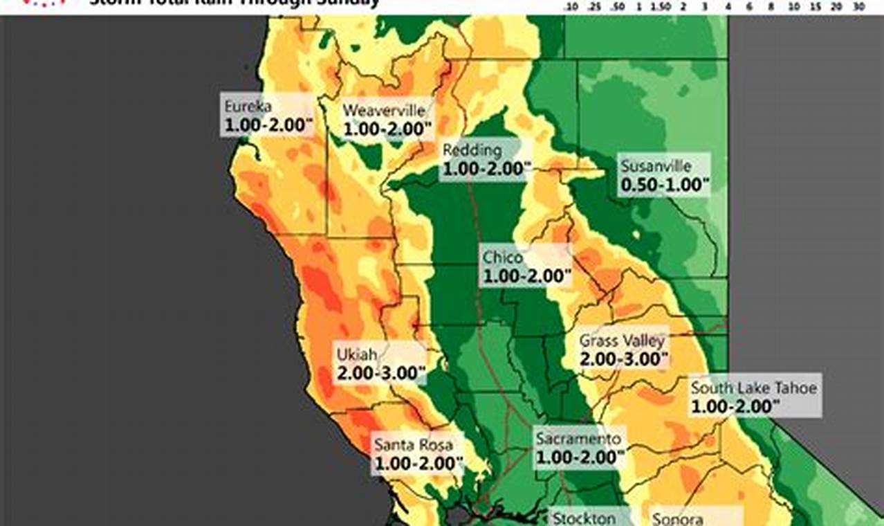 California Rain 2024