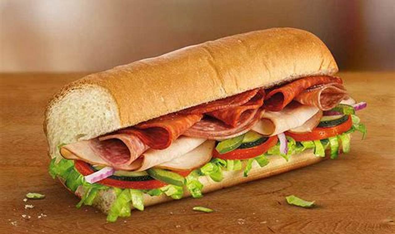 Calories In 12 Inch Italian Sub