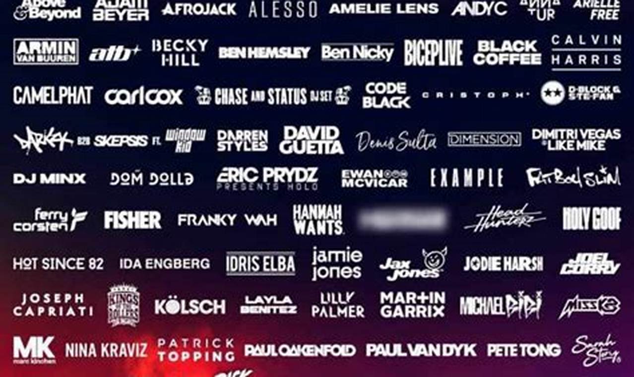 Calvin Harris Creamfields 2024 Tour