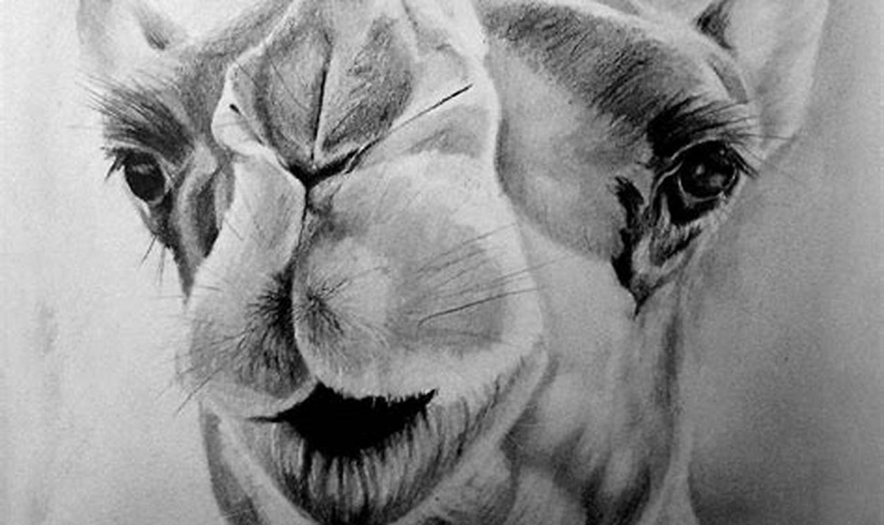 Camel Pencil Sketch: Unveiling the Beauty and Majestic Presence of Desert Icons
