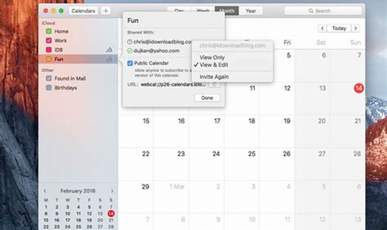 Can You Share Icloud Calendar