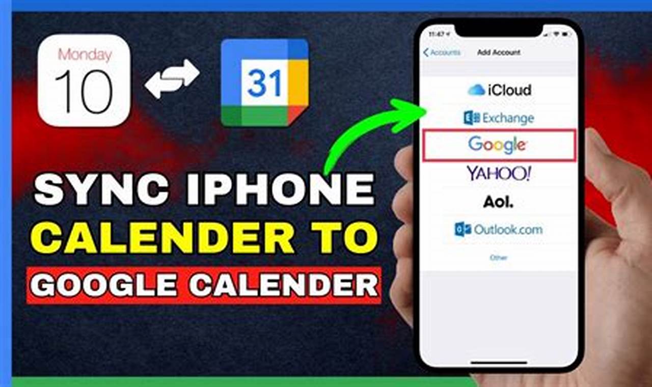 Can You Sync Iphone Calendar With Google Calendar