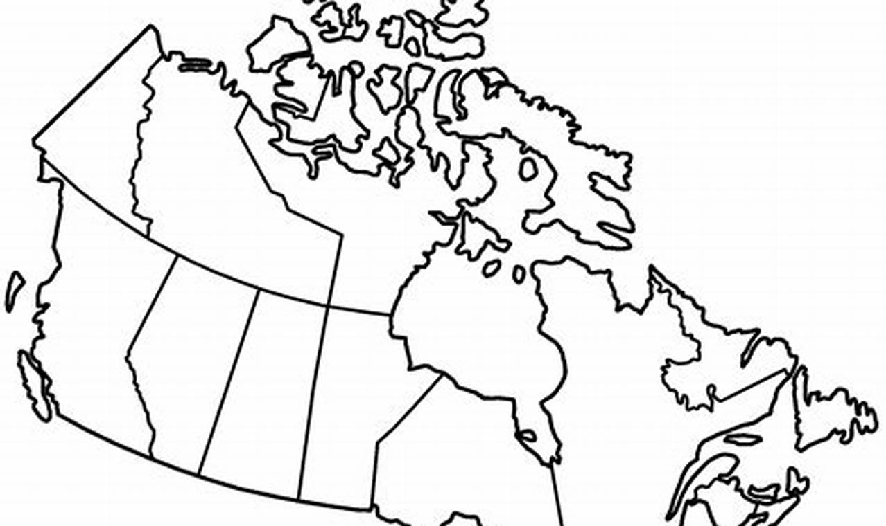 Canada Map Provinces Blank