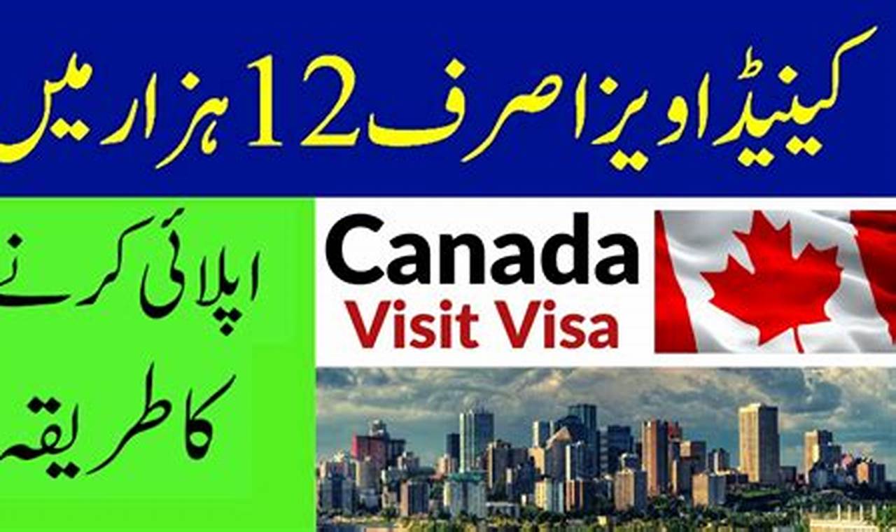 Canada Visa From Pakistan 2024