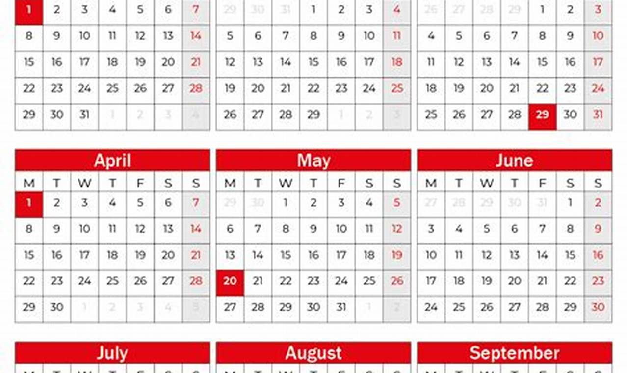 Canadian Calendar 2024 With Holidays