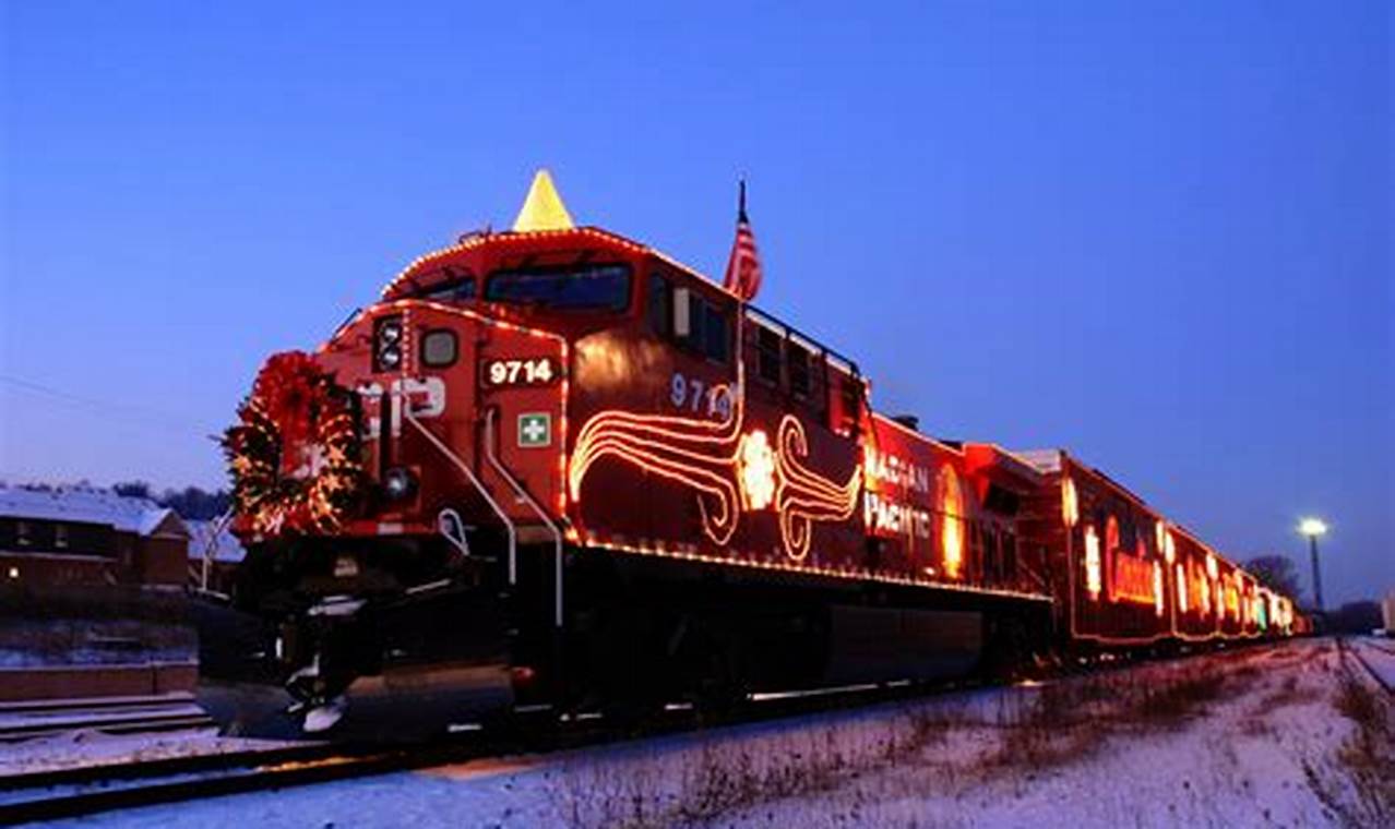 Canadian Pacific Holiday Train 2024 Wisconsin