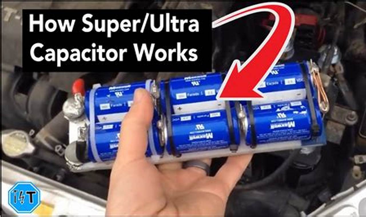 Capacitor Pack For Electric Vehicle Battery