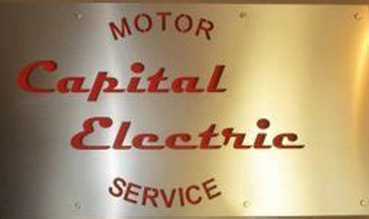 Capital Electric Motor Service