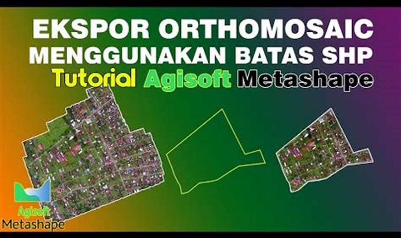 Cara Mengatasi Error Ekspor Orthomosaic Di Agiosft