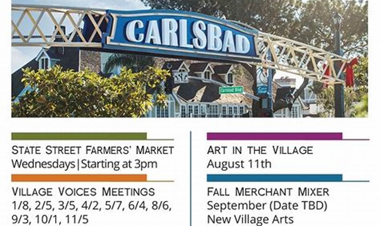 Carlsbad Events August 2024