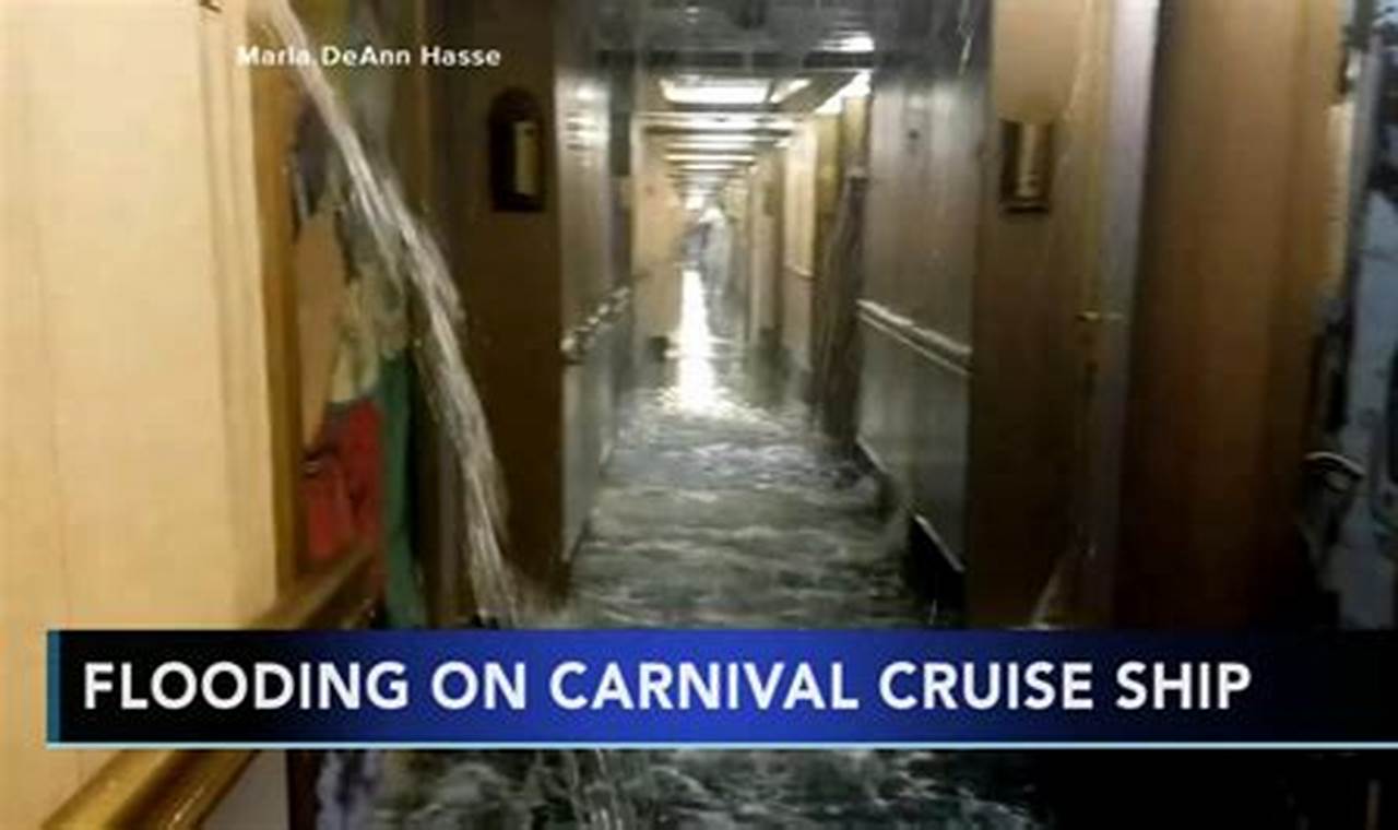 Carnival Sunrise Flooding 2024 Pictures