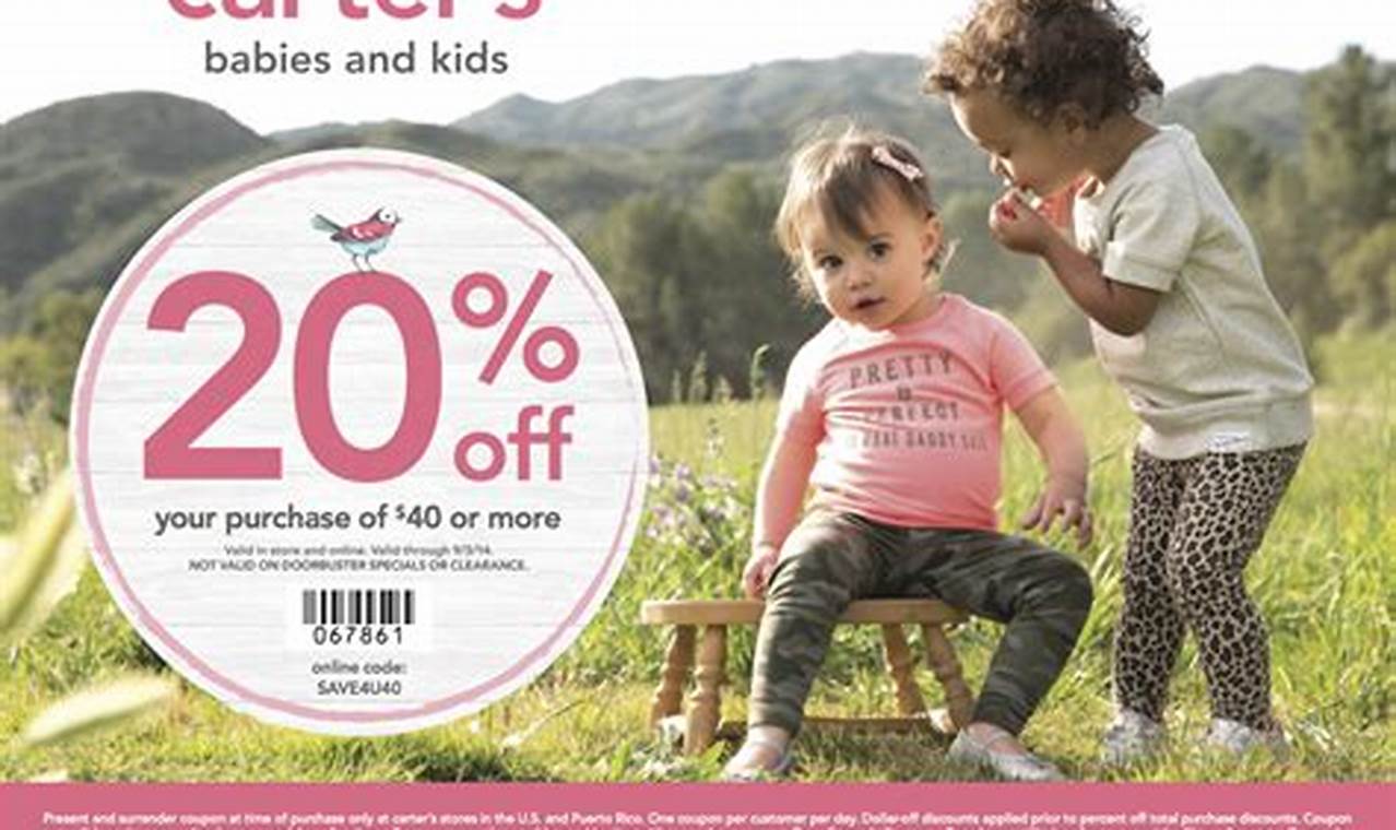 Carters Promo Code March 2024