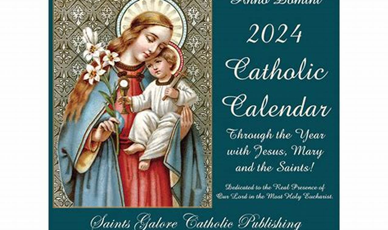 Catholic Saints Calendar 2024 Pdf