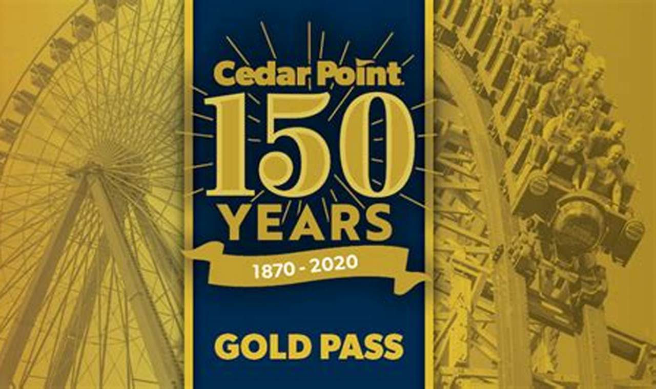Cedar Point Gold Pass 2024