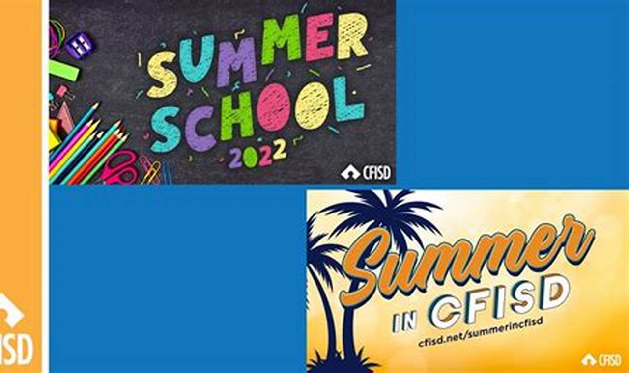 Cfisd Summer School 2024 Elementary