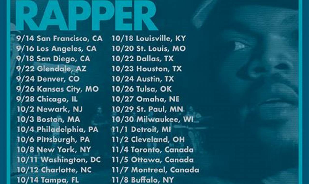 Chance The Rapper Tour 2024