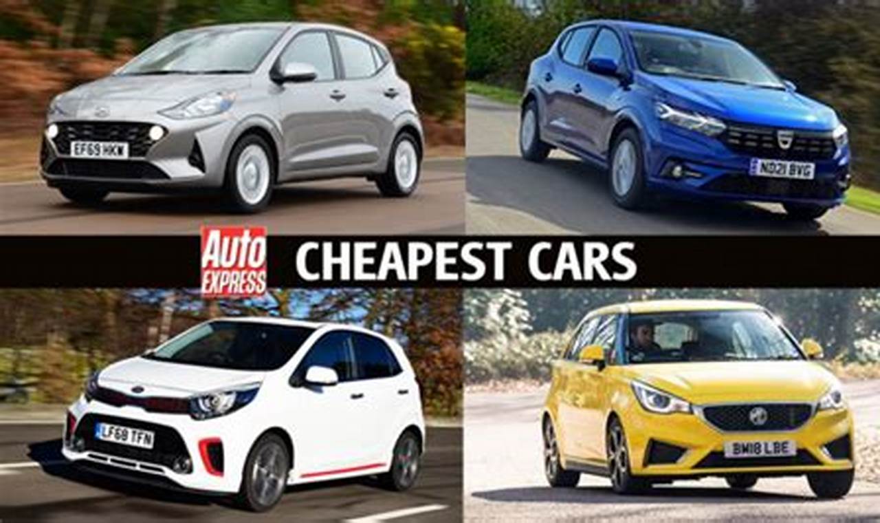 Cheapest New Cars Of 2024