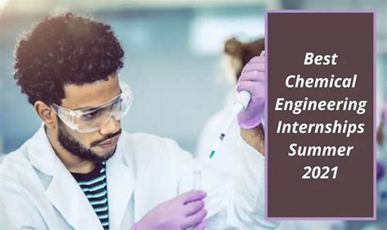 Chemical Engineering Internships Summer 2024