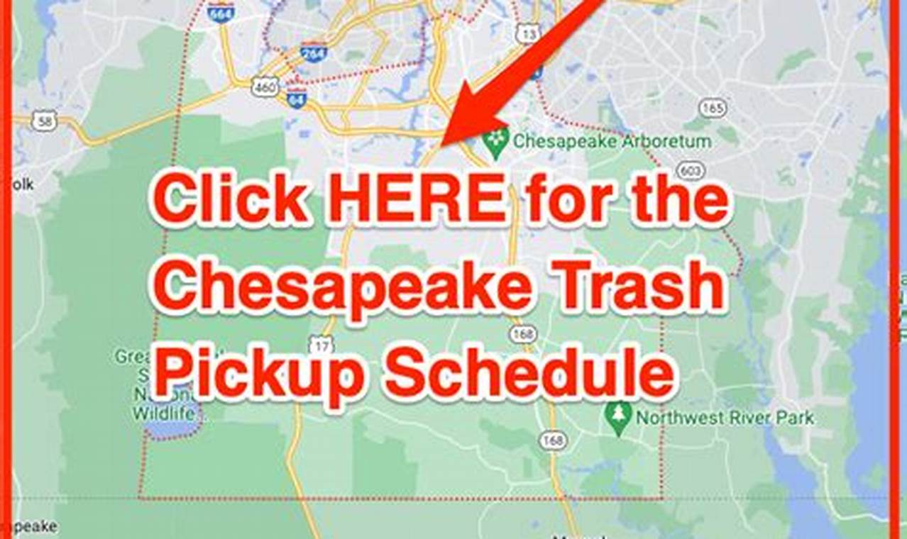Chesapeake Trash Pickup Schedule 2024