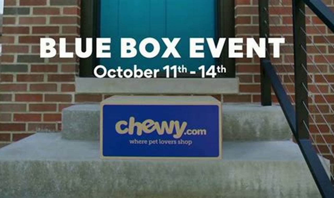 Chewy Blue Box Event 2024