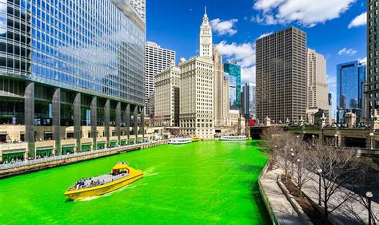 Chicago Dyeing River Green 2024