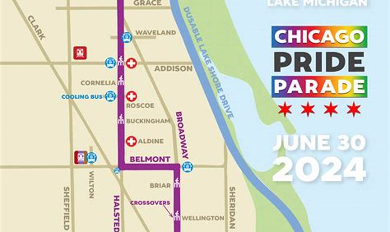 Chicago Pride Parade 2024 Route