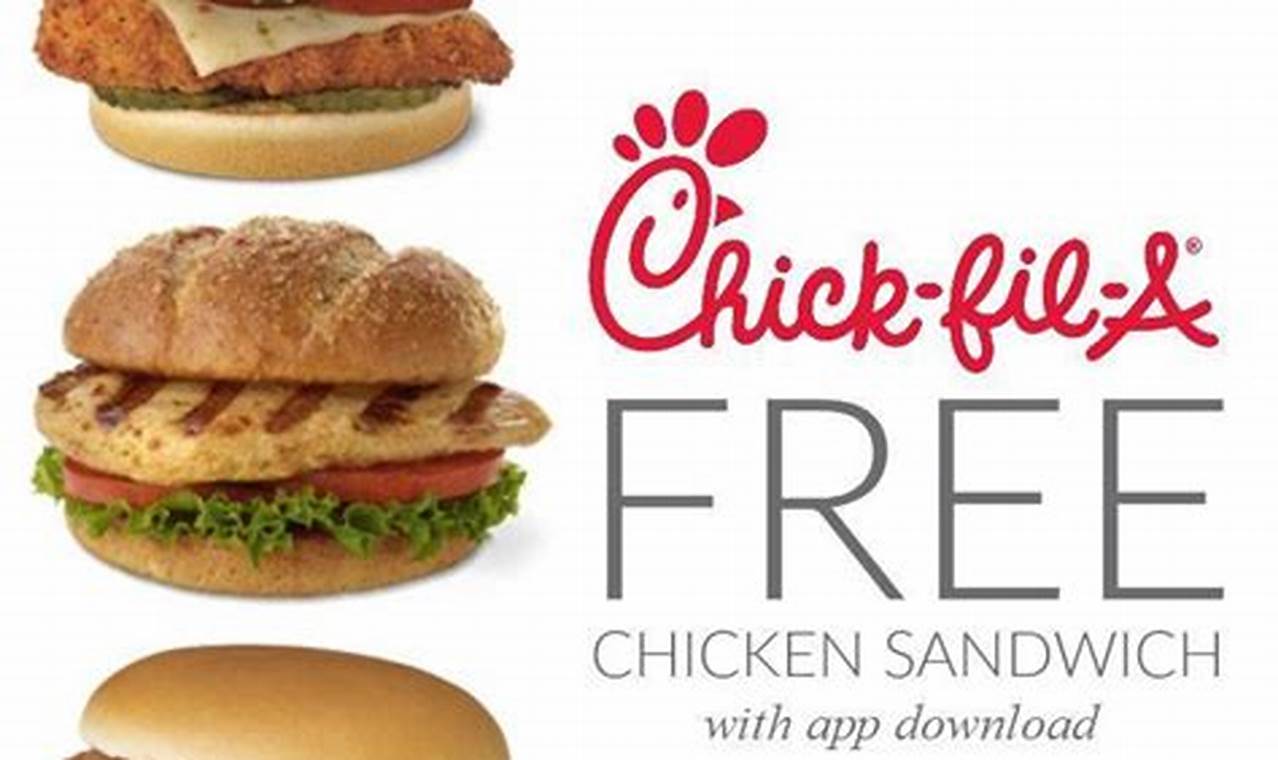 Chick Fil A Free Sandwich 2024 Calendar