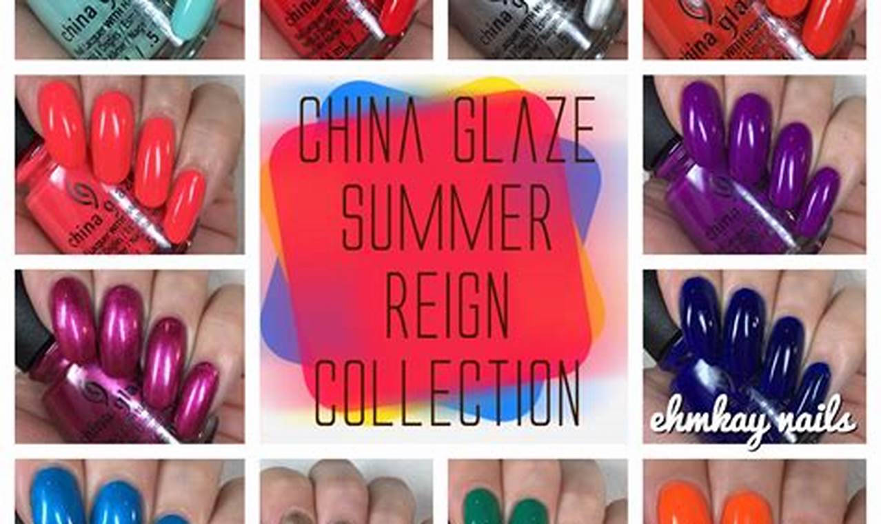 China Glaze Summer 2024 Colors