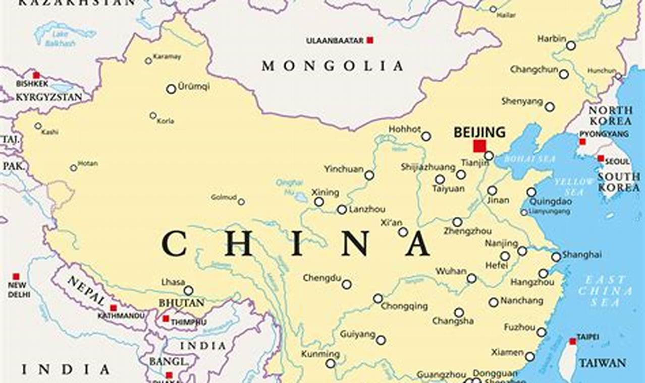China New National Map 2024