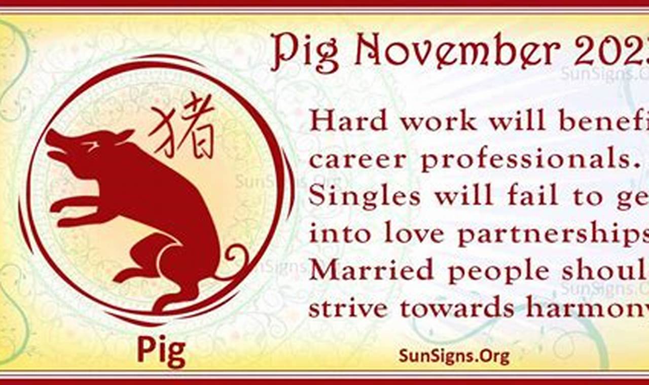 Chinese Horoscope 2024 Pig