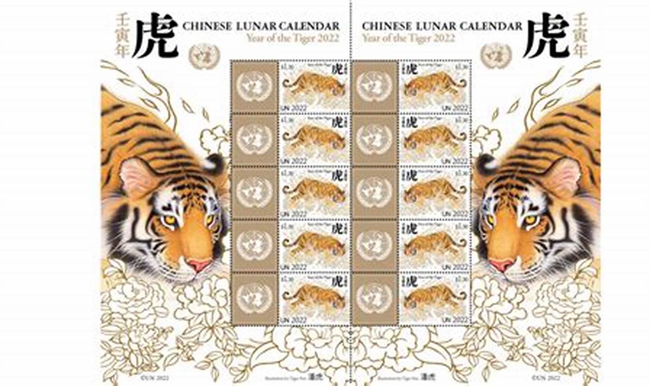 Chinese Lunar Calendar Tiger