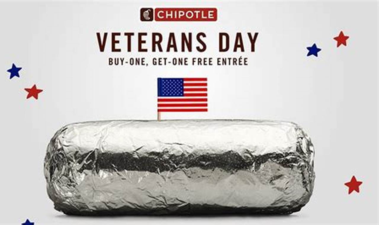 Chipotle Veterans Day 2024