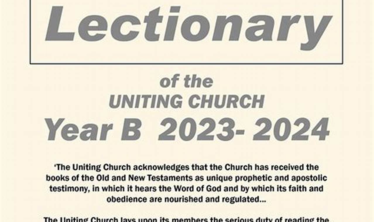 Church Of England Lectionary 2024 Online